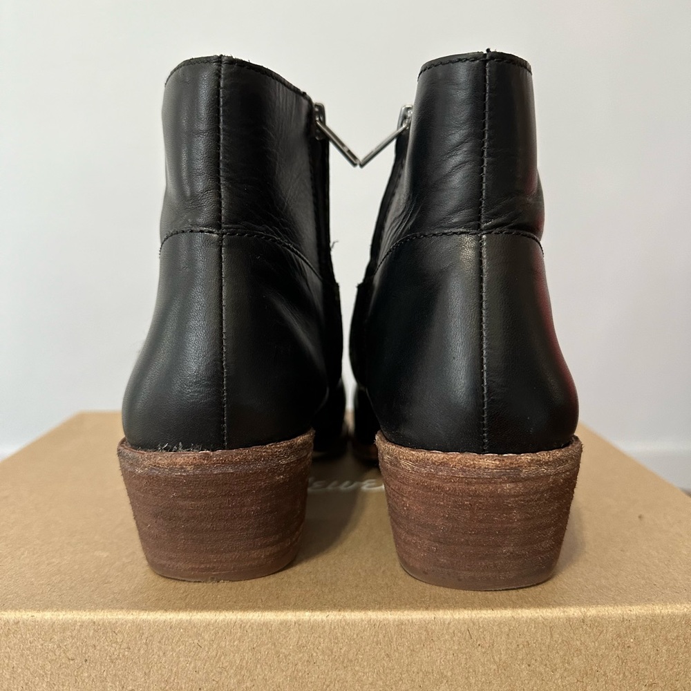 Madewell Black Leather Bootie - Picture 4 of 4